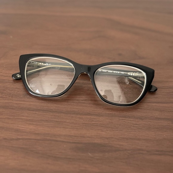 RayBan Eyeglasses Frame Black Cat Eye- USED - Picture 8 of 10